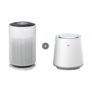 공기청정기 LG 퓨리케어 360˚ 공기청정기 Hit + LG 퓨리케어 자연기화 가습기 (AS153HWWHD.AKOR) 썸네일이미지 1