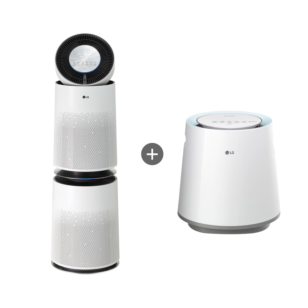 공기청정기 LG 퓨리케어 360˚ 공기청정기 플러스 + LG 퓨리케어 자연기화 가습기 (AS283DWFHD.AKOR) 메인이미지 0