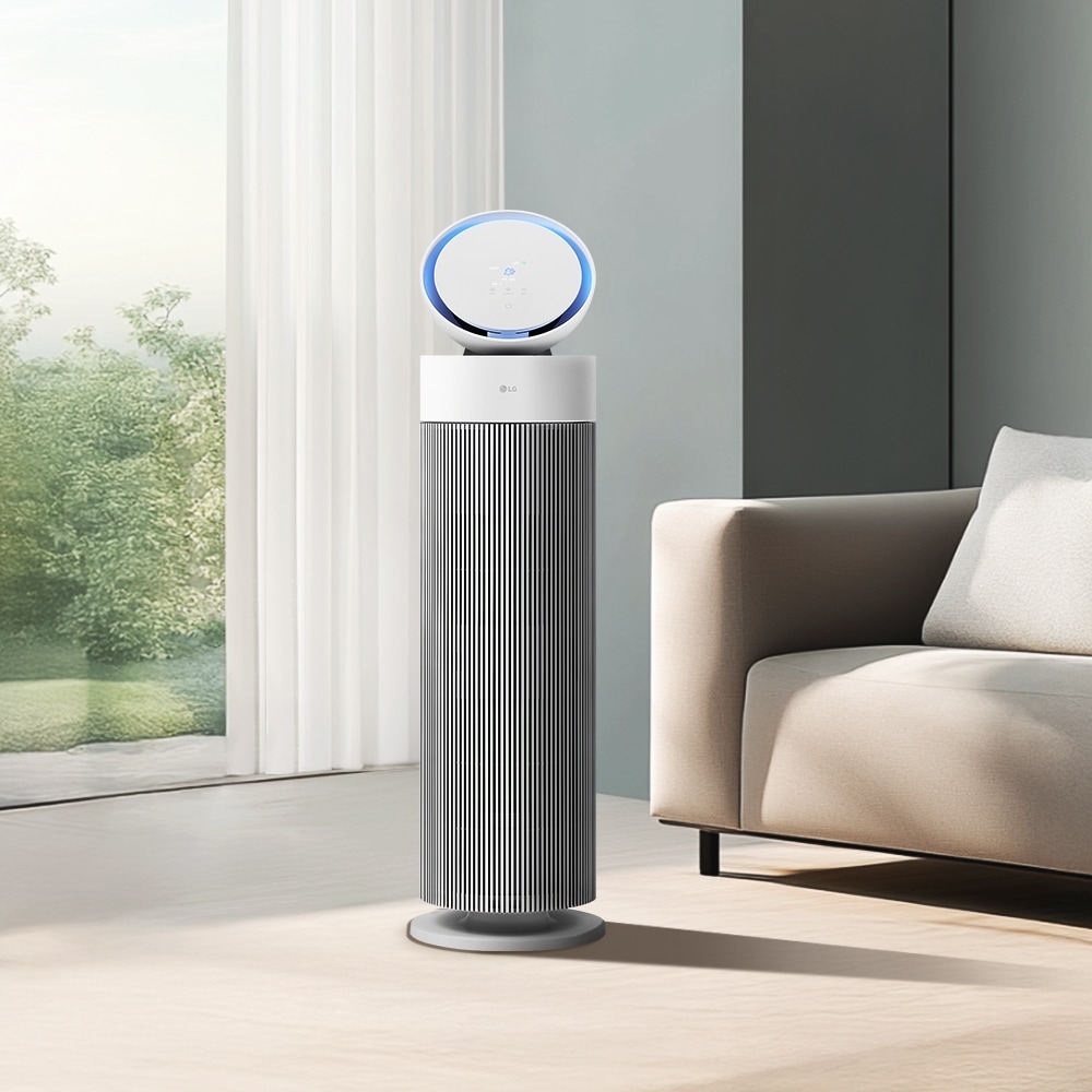 공기청정기 LG 퓨리케어 오브제컬렉션 에어로부스터 (AS155GWDL.AKOR) 메인이미지 1