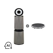 공기청정기 LG 퓨리케어 AI 오브제컬렉션 360˚ 공기청정기 (M 필터) + 무빙휠 세트 (AS355NSNAM.AKOR) 썸네일이미지 2