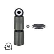공기청정기 LG 퓨리케어 AI 오브제컬렉션 360˚ 공기청정기 (M 필터) + 무빙휠 세트 (AS355NGNAM.AKOR) 썸네일이미지 2