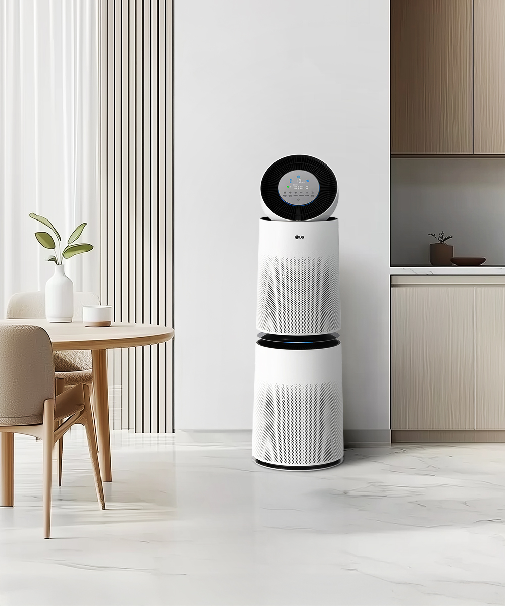 공기청정기 LG 퓨리케어 360˚ 공기청정기 플러스 + 무빙휠 세트 (AS305DWWLM.AKOR) 메인이미지 0