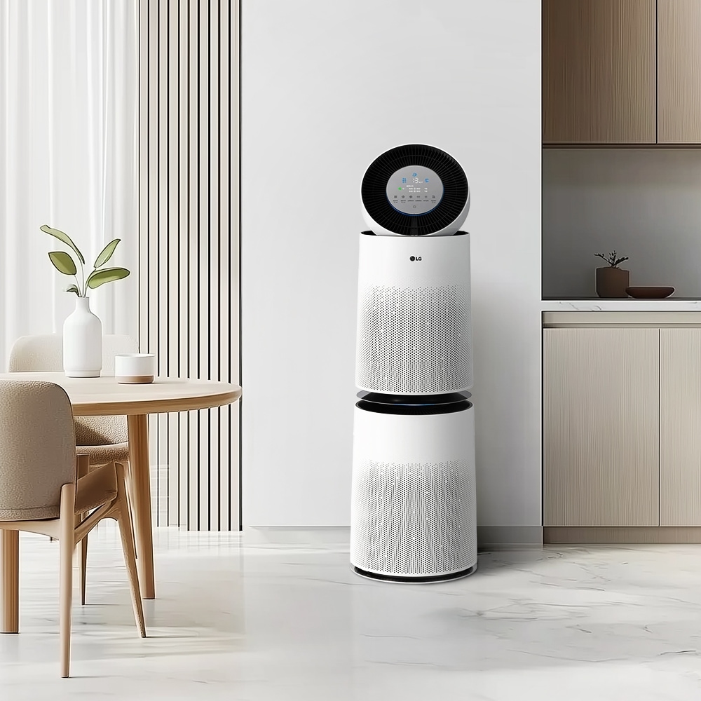 공기청정기 LG 퓨리케어 360˚ 공기청정기 플러스 + 무빙휠 세트 (AS305DWWLM.AKOR) 메인이미지 1