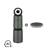 공기청정기 LG 퓨리케어 AI 오브제컬렉션 360˚ 공기청정기 알파UP (G 필터) + 무빙휠 (AS335NGACM.AKOR) 썸네일이미지 2