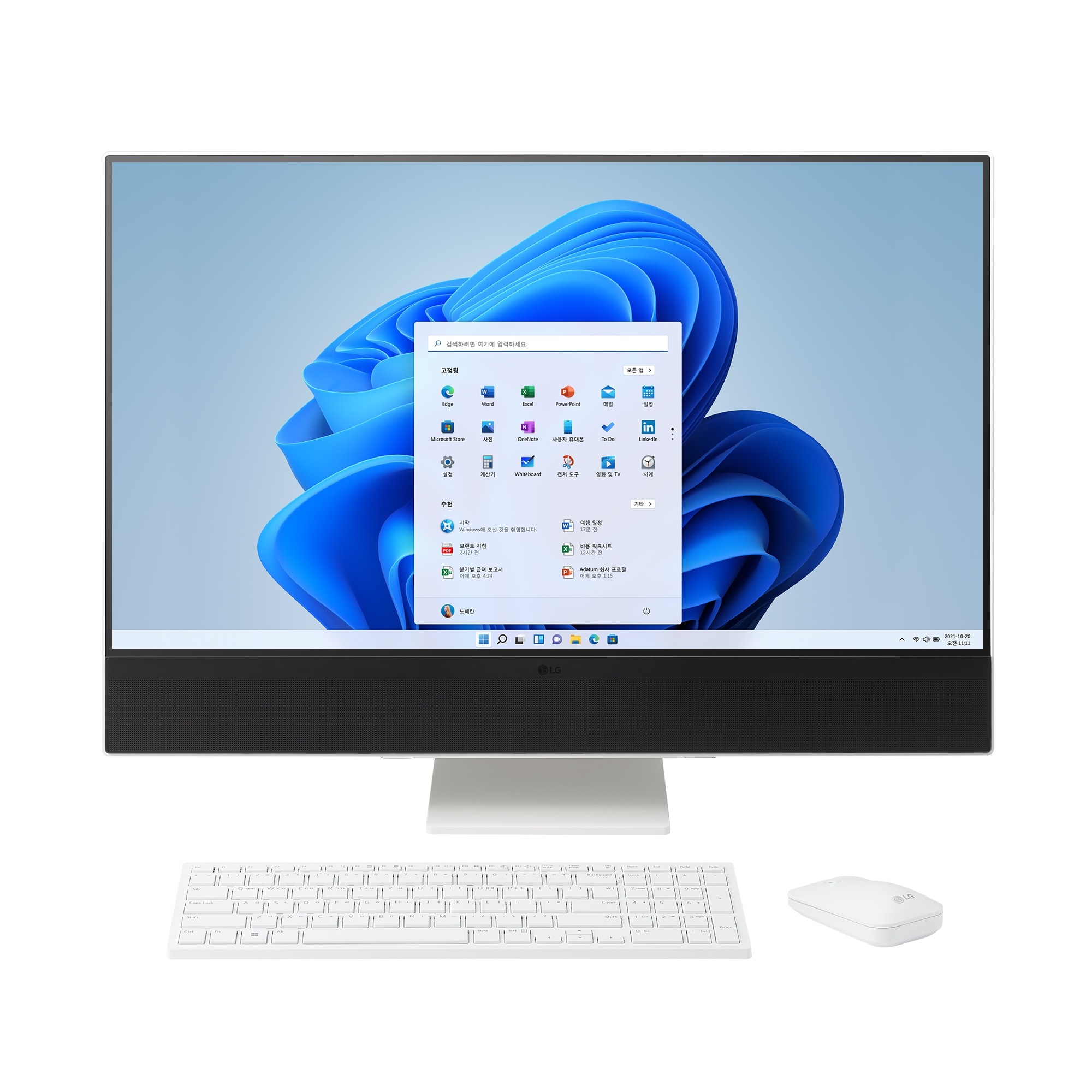 일체형/데스크톱/태블릿 LG 일체형 PC (27V70Q-G.AP5AL) 줌이미지 1