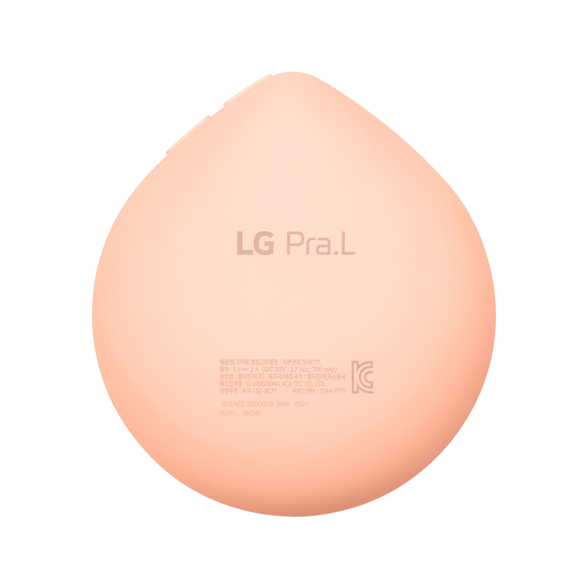 뷰티 디바이스 LG 프라엘 워시팝 (피치 핑크) (BCP1B5.AKOR) 줌이미지 0