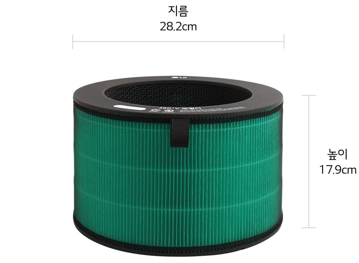 본 상품은 사진의 360º V 펫필터 1개와 360º ﻿극세필터 1개로 구성되어 있습니다1
