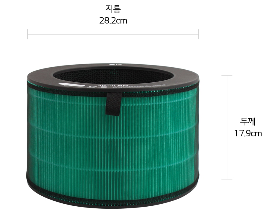 본 상품은 사진의 360º ﻿V 필터에 ﻿극세필터가 부착되어 있습니다1