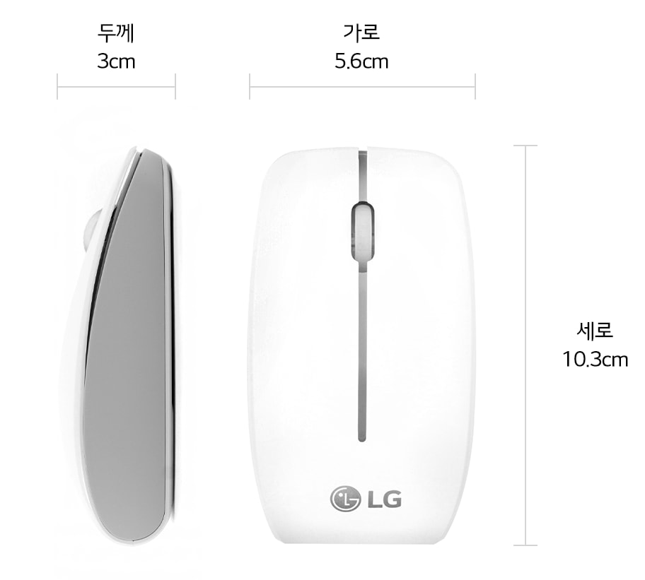 본 상품은 사진의 마우스 1개, 건전지 2개로 구성되어 있습니다<br><br>무선 동글 USB(AFP73827101)는 별매품으로 본 제품에 포함되어 있지 않습니다 구매 시 주의하세요1