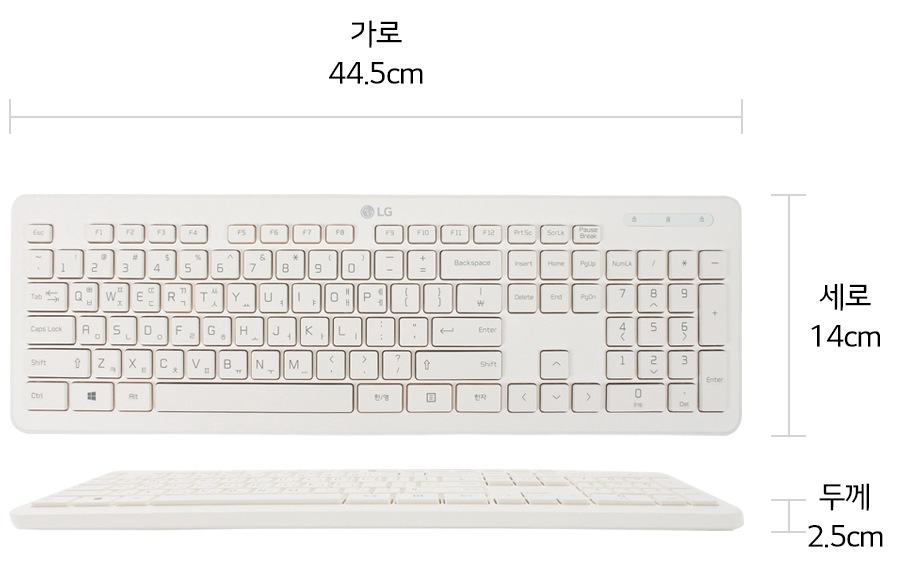 본 상품은 사진의 유선 키보드 1개로 구성되어 있습니다1