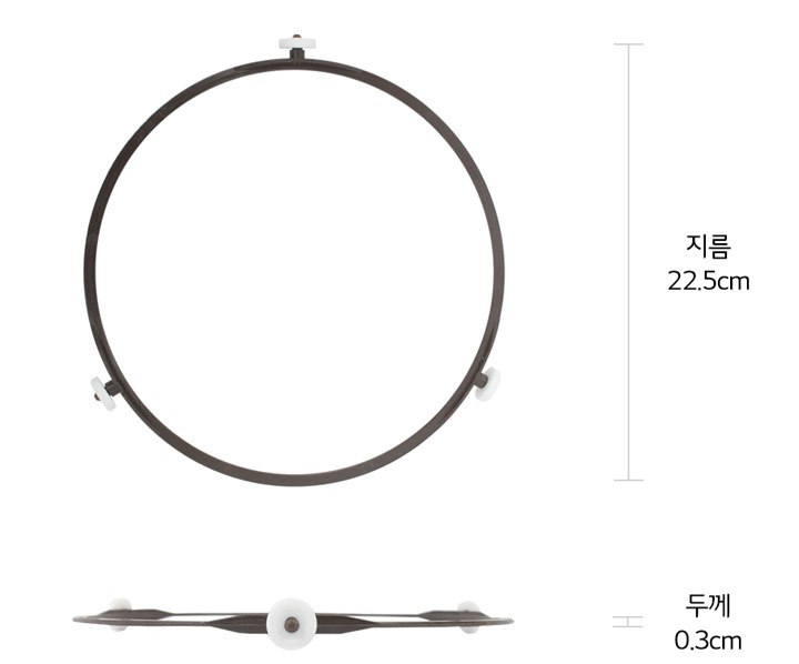 본 상품은 사진의 회전링 1개로 구성되어 있습니다1