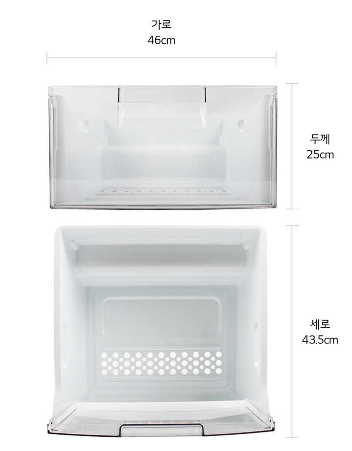 본 상품은 사진의 냉동실 바구니 1개로 구성되어 있습니다1