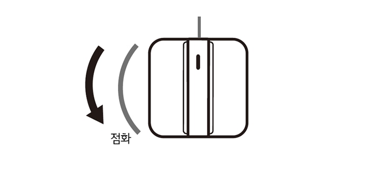 1. 점화 손잡이를 누르고 왼쪽으로 돌려 불을 붙이십시오<br><br>▷ 점화 손잡이를 “따따따” 소리가 날 때까지 눌러서 점화 방향으로 끝까지 돌리면 불이 붙습니다<br>▷ 소화 시 "퍽" 하는 소리가 나는 것은 소화음입니다 제품의 이상이 아니므로 안심하고 사용하십시오<br>▷ 불이 붙은 것을 확인한 후에 안전장치가 작동할 때까지의 약 2~3초 동안 점화 손잡이를 돌린 상태로 있으십시오1