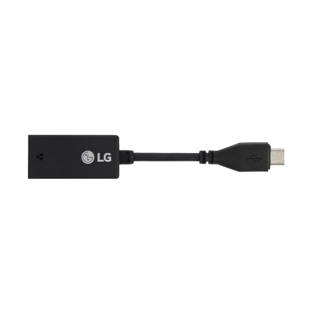 노트북 USB-C 타입 LAN 젠더 (블랙, 10-100Mbps) (EAD63769505) 메인이미지 0