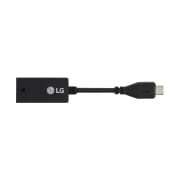 노트북 USB-C 타입 LAN 젠더 (블랙, 10-100Mbps) (EAD63769505) 썸네일이미지 1