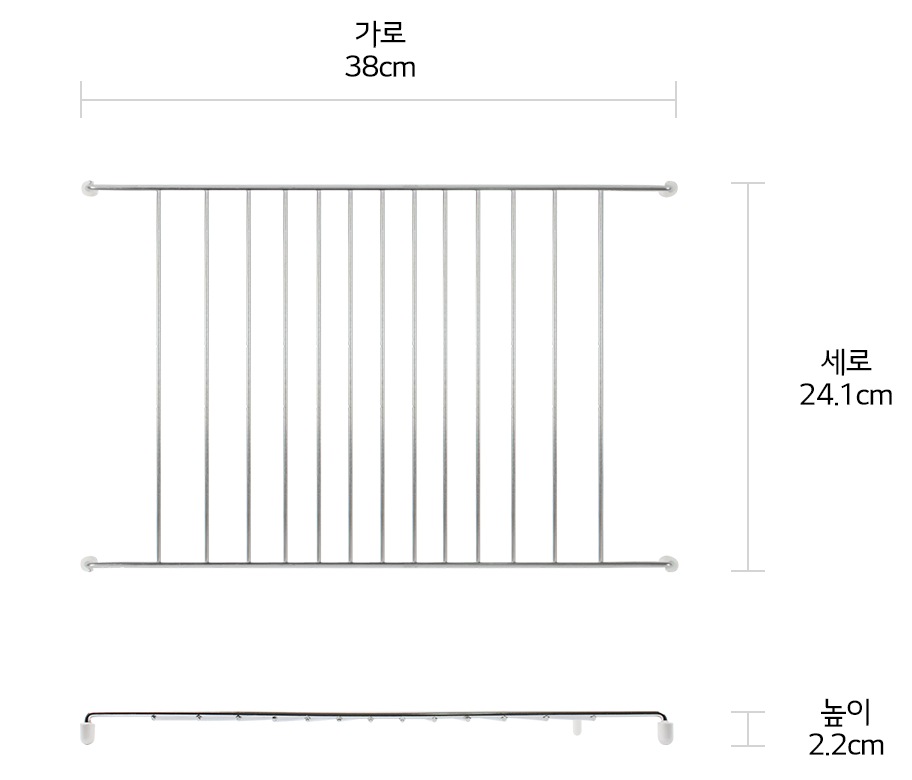 본 상품은 사진의 석쇠 1개로 구성되어 있습니다1
