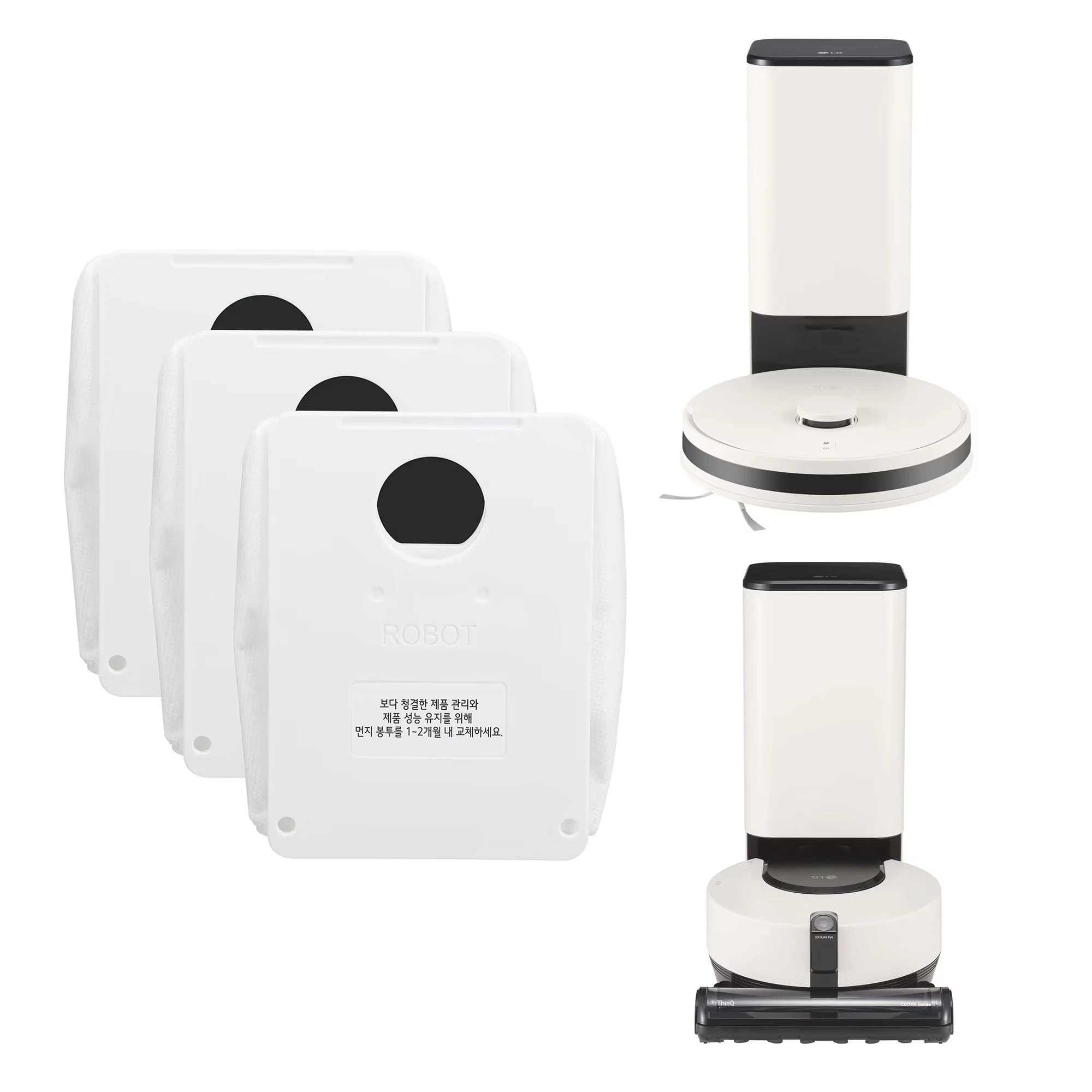 로봇청소기 R5/R9 로봇청소기 먼지봉투 세트 (3개입) (AGF78838460) 썸네일이미지 1