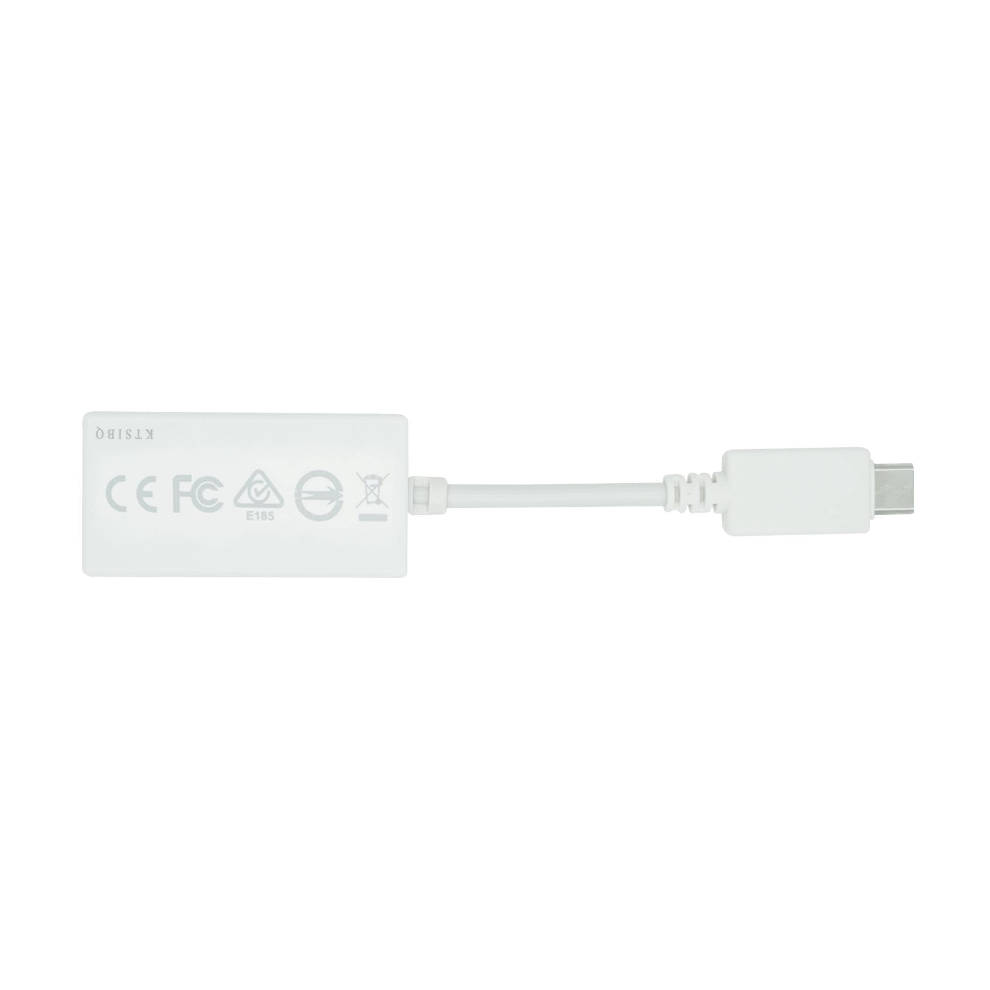 노트북 USB-C 타입 기가 LAN 젠더 (화이트, 1Gbps) (EAD64046005) 썸네일이미지 1