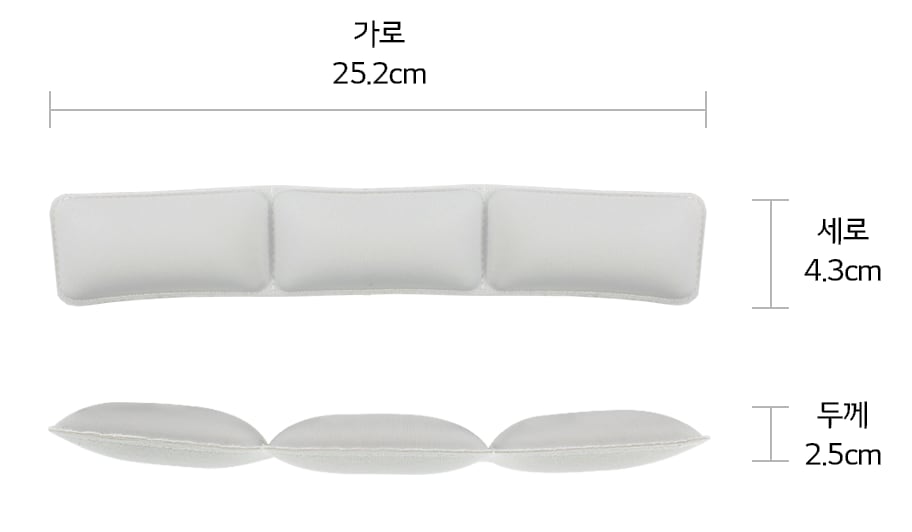 본 상품은 사진의 쿠션 패드 1개로 구성되어 있습니다1