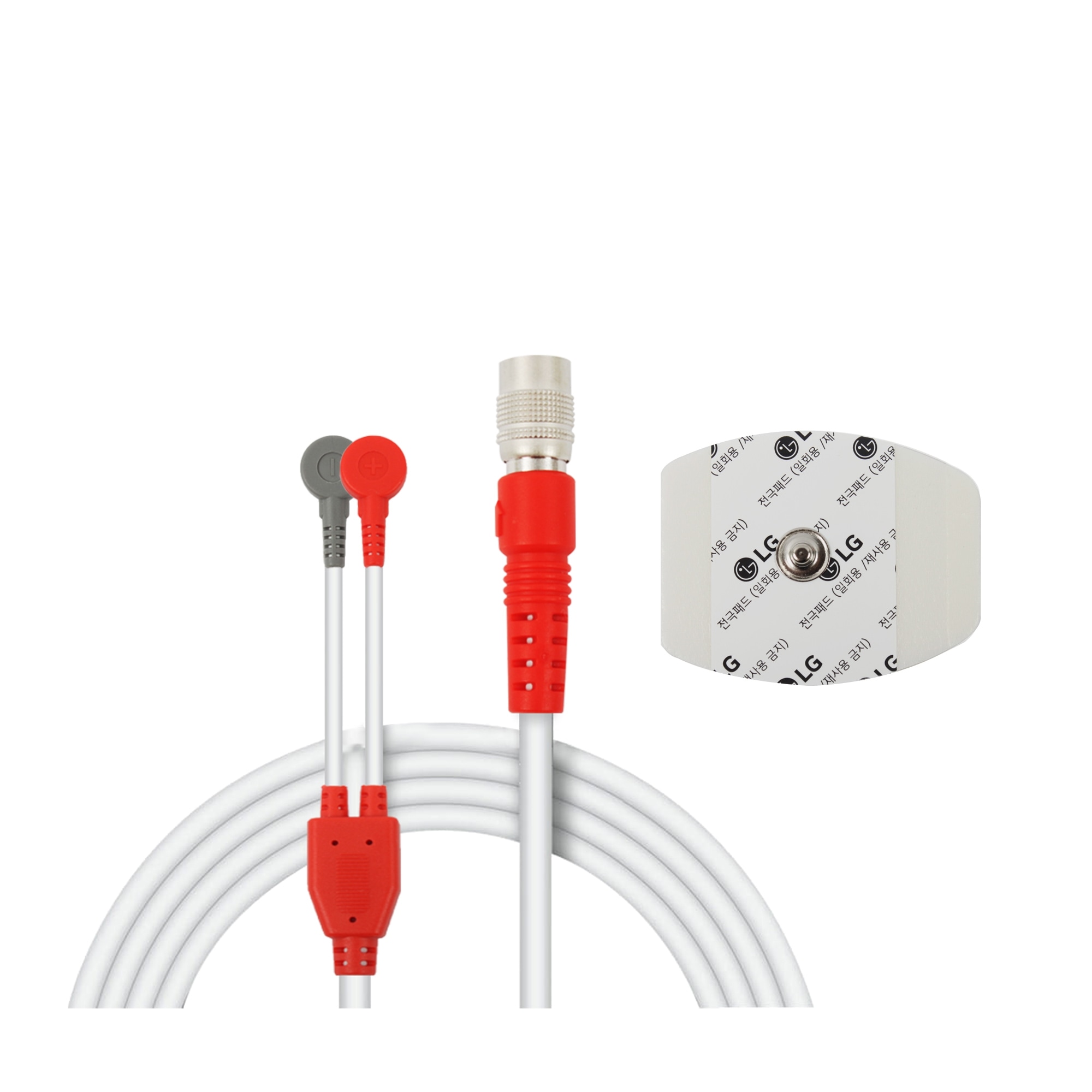 메디페인 전극 케이블(Red) + 전극 패드 세트 (COV36991301) 줌이미지 0