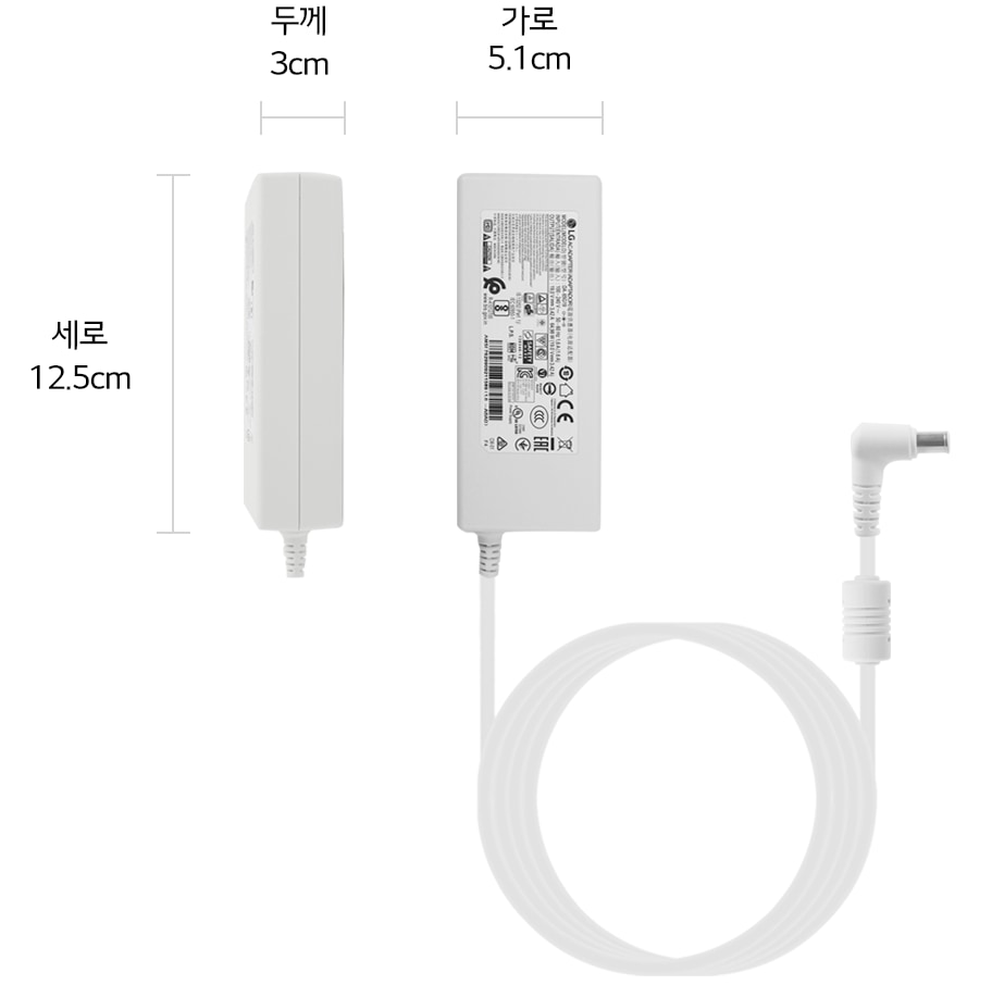 본 상품은 사진의 어댑터 1개로 구성되어 있습니다<br>(전원코드는 별매품으로 별도로 구매해 주십시오)<br/>1