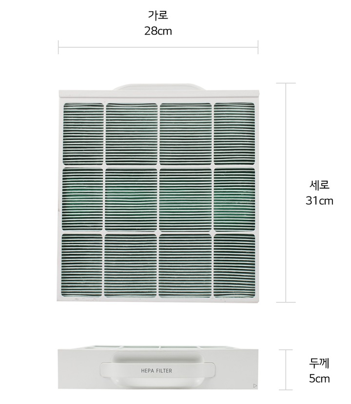 본 상품은 사진의 헤파필터 1개로 구성되어 있습니다1