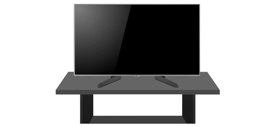 7. TV를 세우면 완성됩니다1