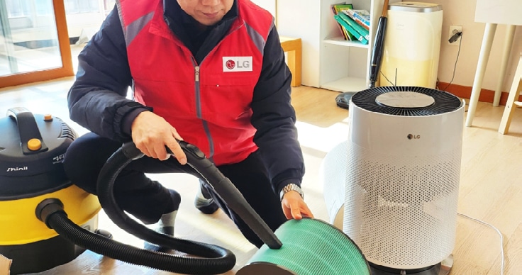 LG Go 高 돌봄 서비스 현장 이미지