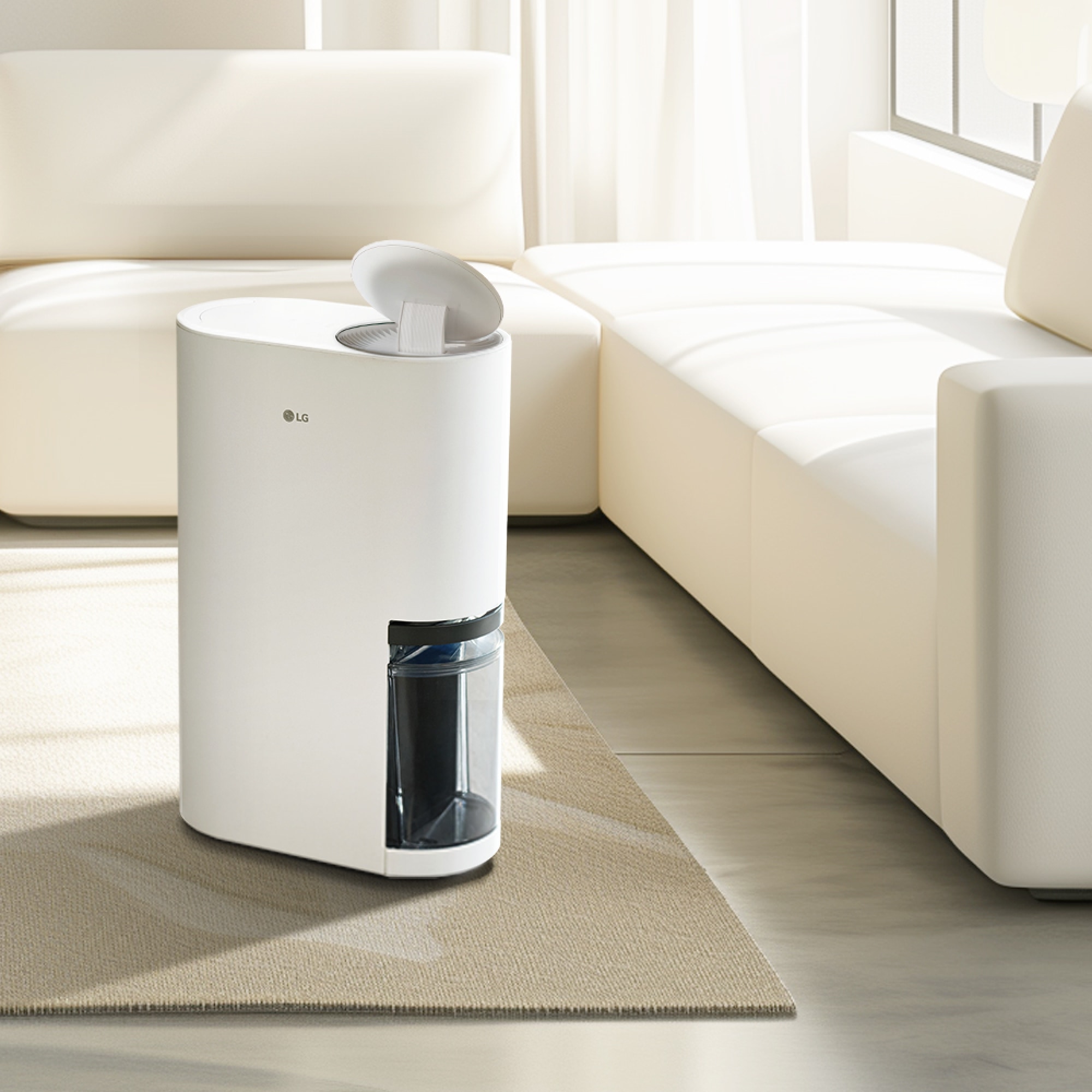 제습기 LG 휘센 오브제컬렉션 제습기 + 건조케이스 (DQ134MWECS.AKOR) 줌이미지 1