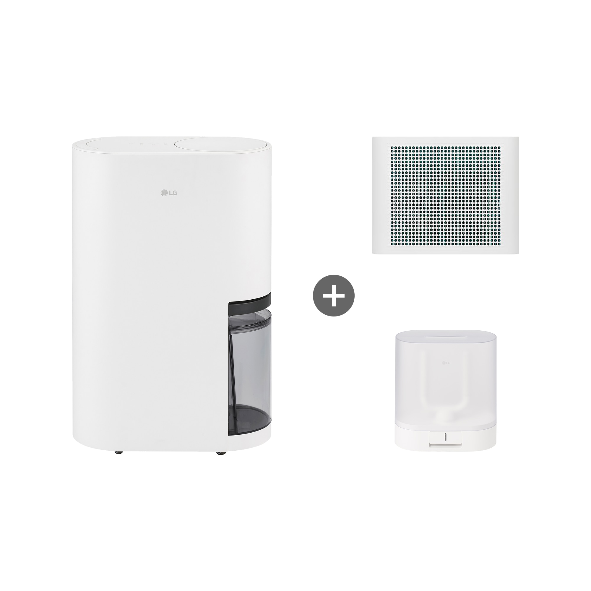 제습기 LG 휘센 오브제컬렉션 제습기 + 공기청정키트(화이트) + 건조케이스 세트 (DQ235MWGAWS.AKOR) 썸네일이미지 2