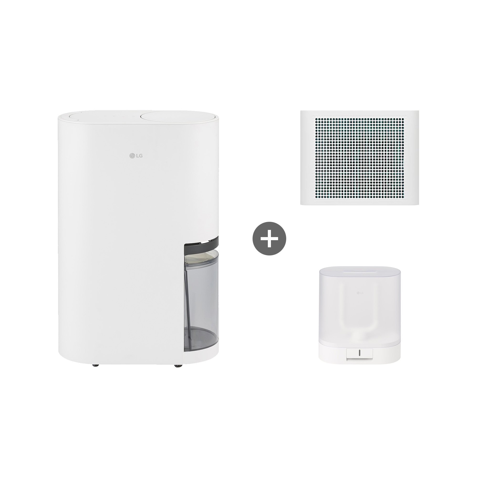 제습기 LG 휘센 오브제컬렉션 제습기 + 공기청정키트(화이트) + 건조케이스 세트 (DQ154MWGAWS.AKOR) 썸네일이미지 2