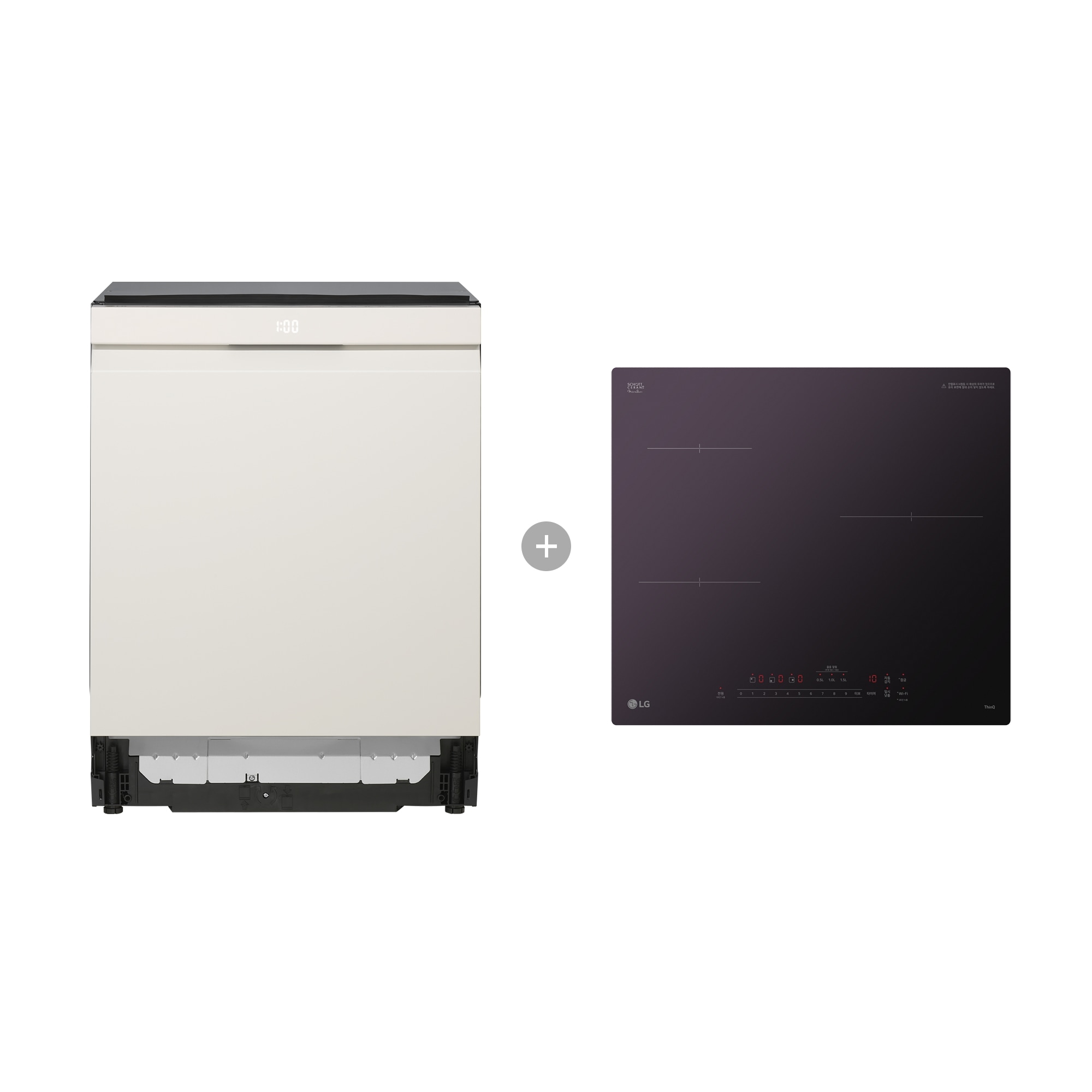 식기세척기 LG 디오스 AI 오브제컬렉션 식기세척기 + LG 디오스 인덕션 (6BG2E-AMBOE.AKOR) 줌이미지 1