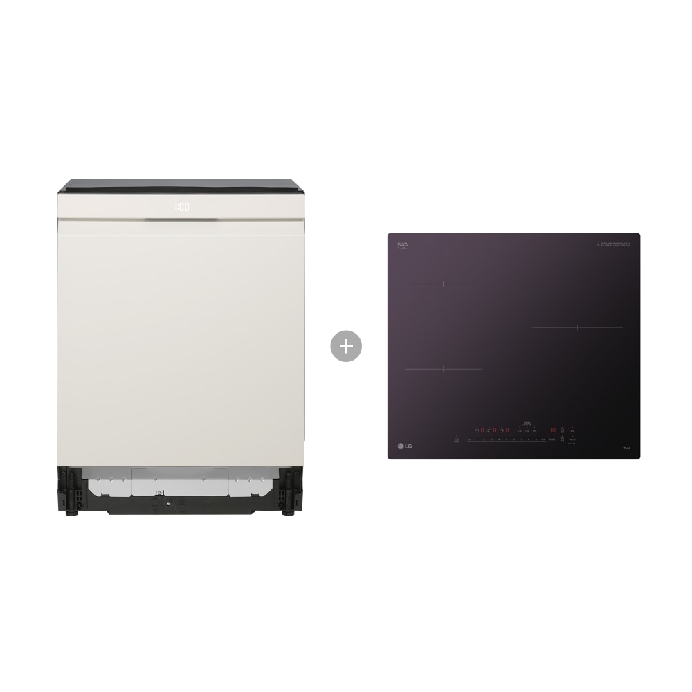 식기세척기 LG 디오스 AI 오브제컬렉션 식기세척기 + LG 디오스 인덕션 (6BG2E-AMBOE.AKOR) 메인이미지 0