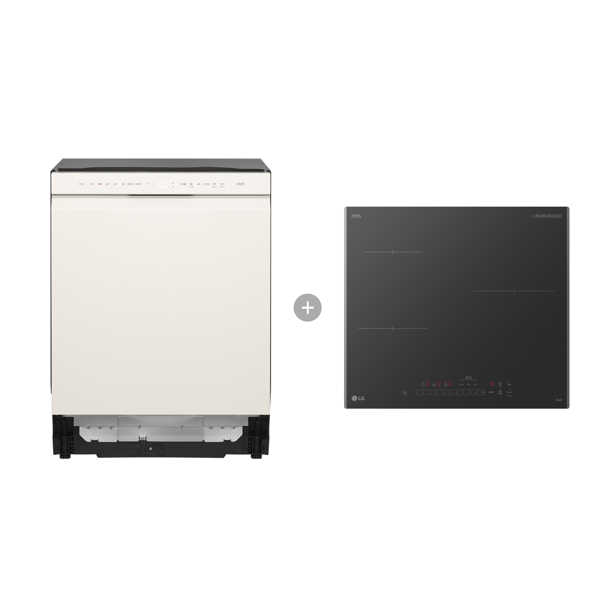 전기레인지 LG 디오스 AI 오브제컬렉션 식기세척기 + LG 디오스 인덕션 (5BG1E-ASB2E.AKOR) 줌이미지 1