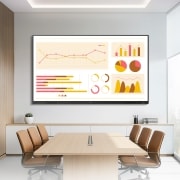 상업용 디스플레이 LG 전자칠판 + 이동형 스탠드 (86TR3BQ-BS.AKRQ) 썸네일이미지 1