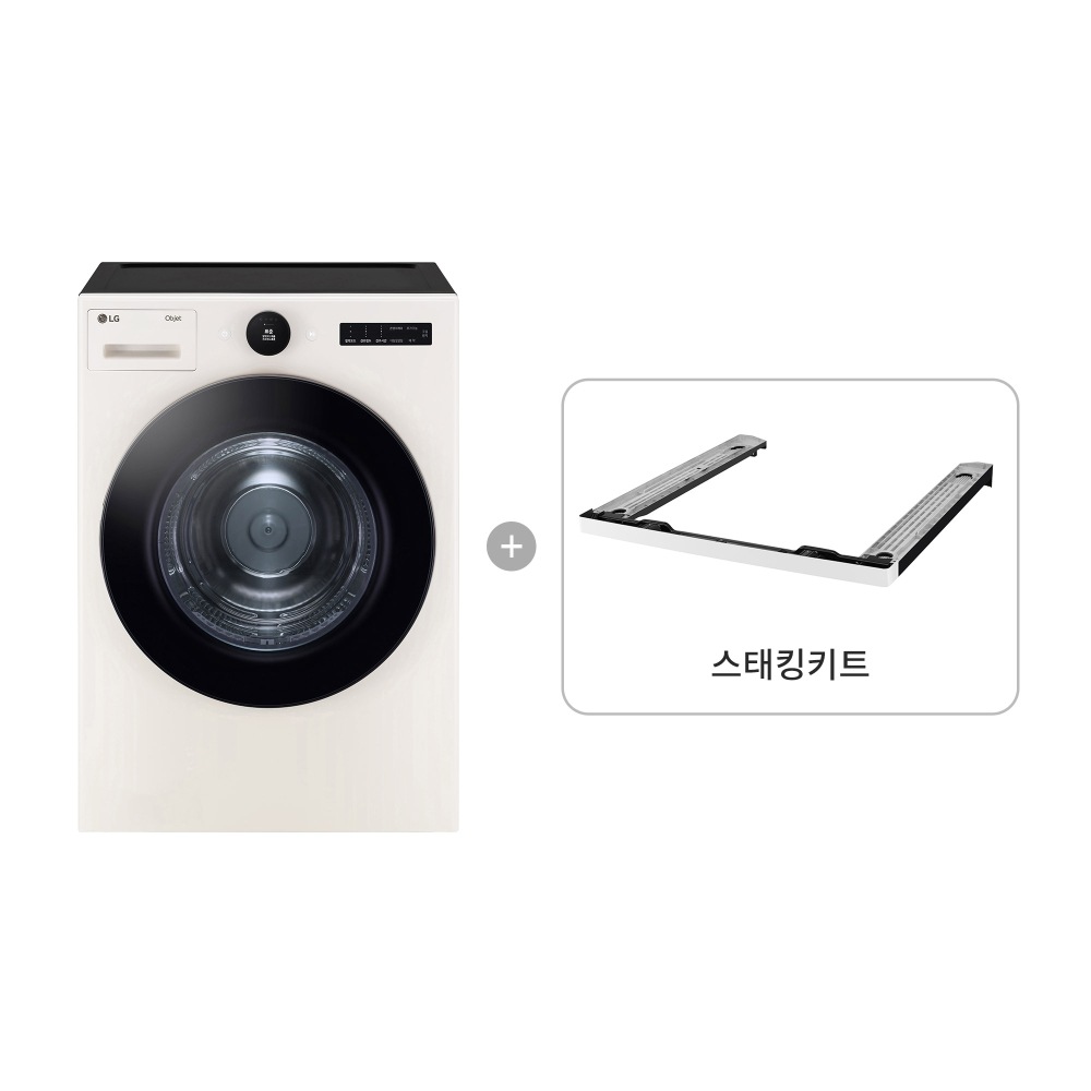 의류건조기 LG 트롬 오브제컬렉션 건조기 + 스태킹키트 (RD20EN-KE.AKOR) 메인이미지 0
