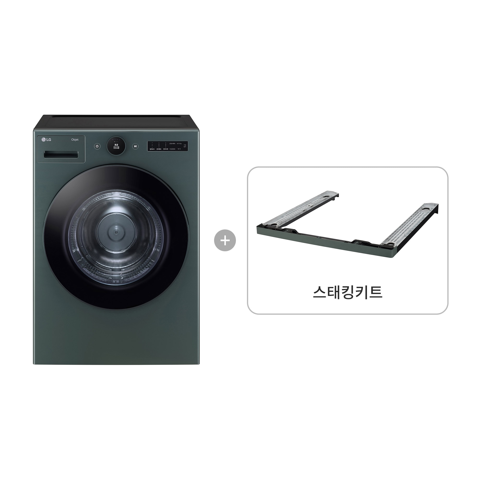 의류건조기 LG 트롬 오브제컬렉션 건조기 + 스태킹키트 (RD20GNG-KG.AKOR) 줌이미지 1