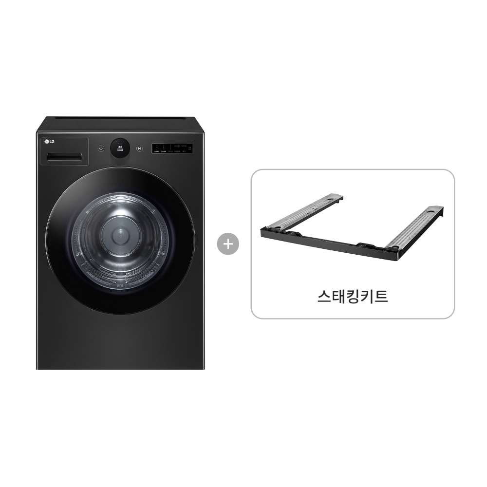 의류건조기 LG 트롬 오브제컬렉션 건조기 + 스태킹키트 (RD20KN-KK.AKOR) 메인이미지 0