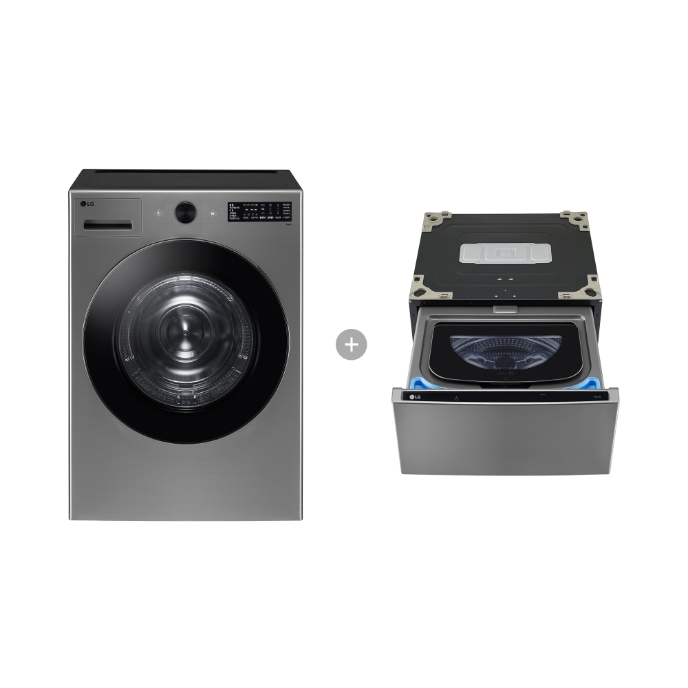 의류건조기 LG 트롬 오브제컬렉션 건조기 + 미니워시 (RG19VNX.AKOR) 메인이미지 0