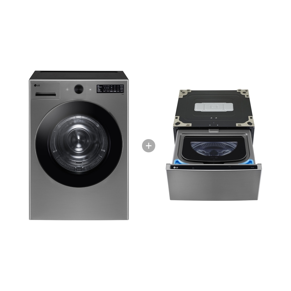 의류건조기 LG 트롬 오브제컬렉션 건조기 + 미니워시 (RG18VNX.AKOR) 메인이미지 0