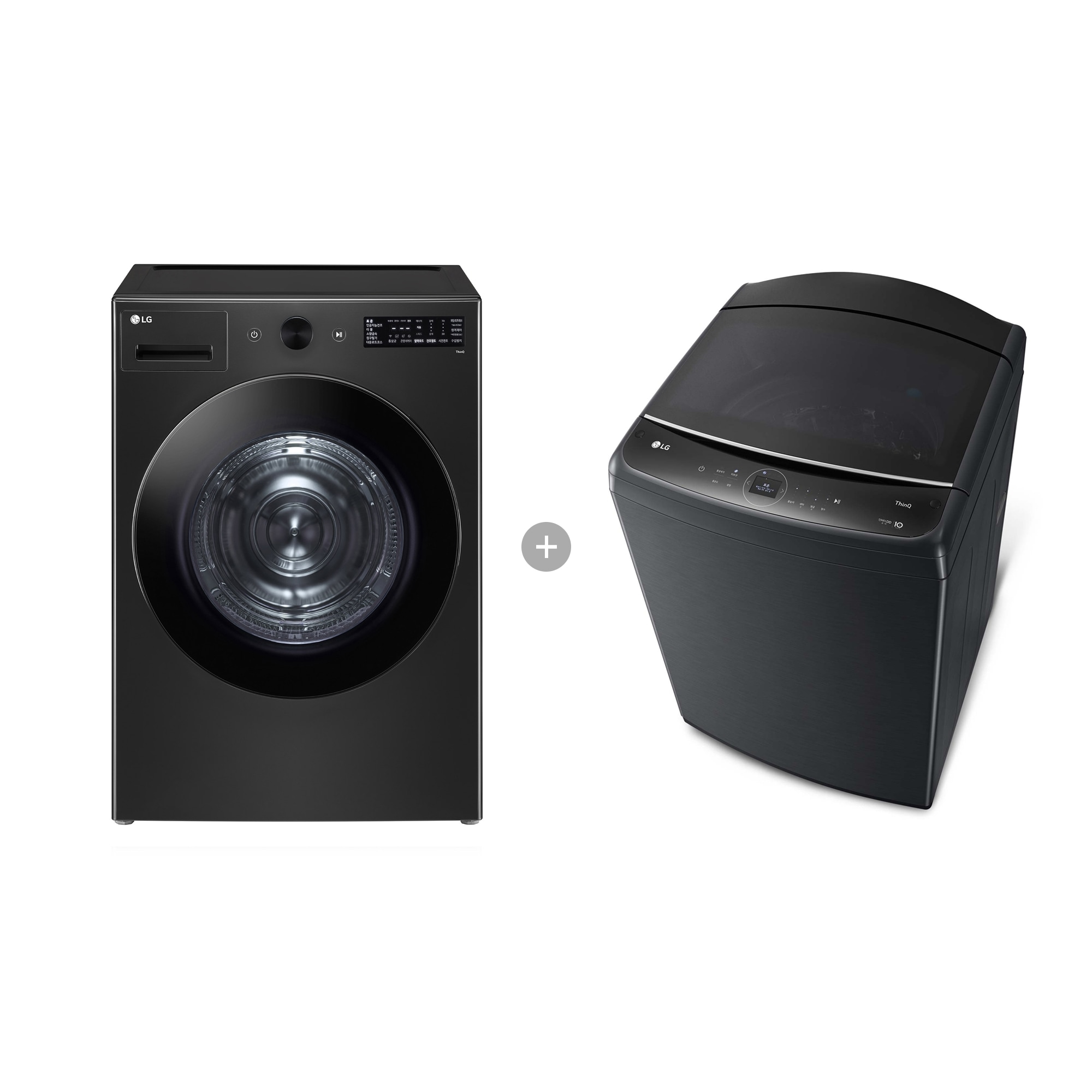 세탁기 LG 트롬 오브제컬렉션 건조기 + LG 통돌이 세탁기 (RG19KN-T21P.AKOR) 줌이미지 0
