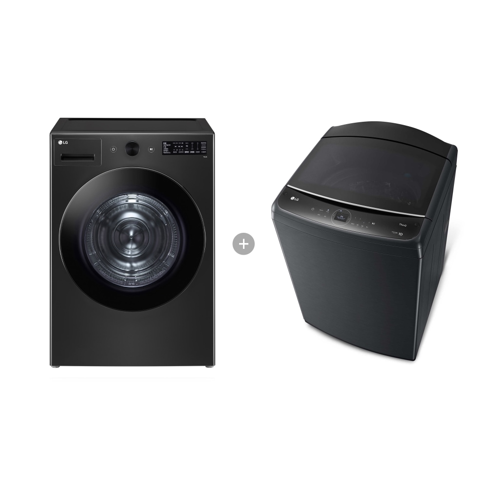 세탁기 LG 트롬 오브제컬렉션 건조기 + LG 통돌이 세탁기 (RG19KN-T21P.AKOR) 메인이미지 0