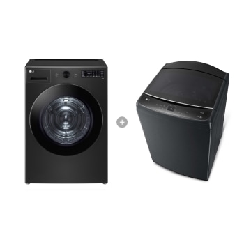 LG 트롬 오브제컬렉션 건조기 + LG 통돌이 세탁기