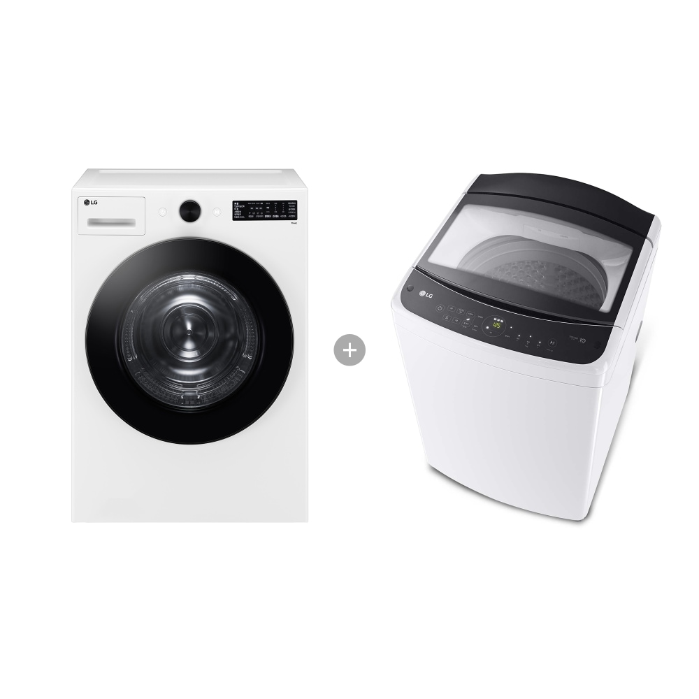 의류건조기 LG 트롬 오브제컬렉션 건조기 + LG 통돌이 세탁기 (RG9WN-T7WX3.AKOR) 메인이미지 0