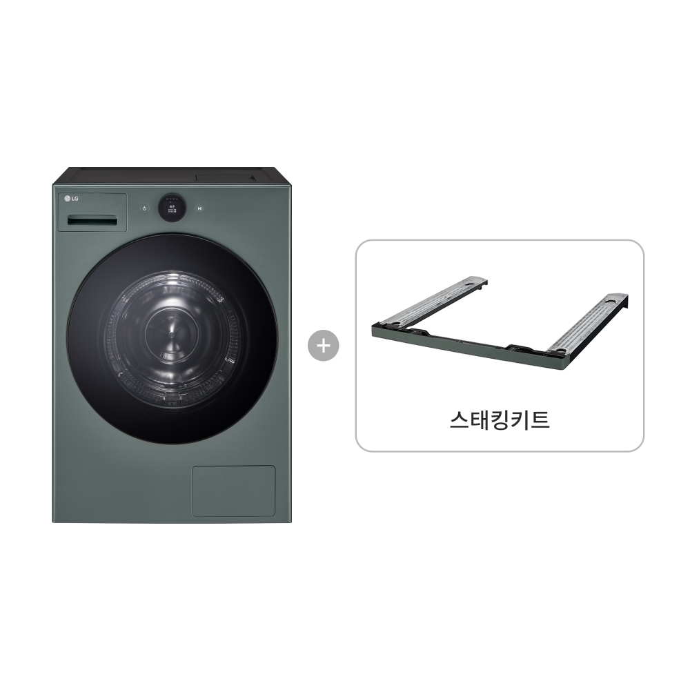 의류건조기 LG 트롬 오브제컬렉션 건조기 + 스태킹키트 (RD19GNC-GK.AKOR) 메인이미지 0