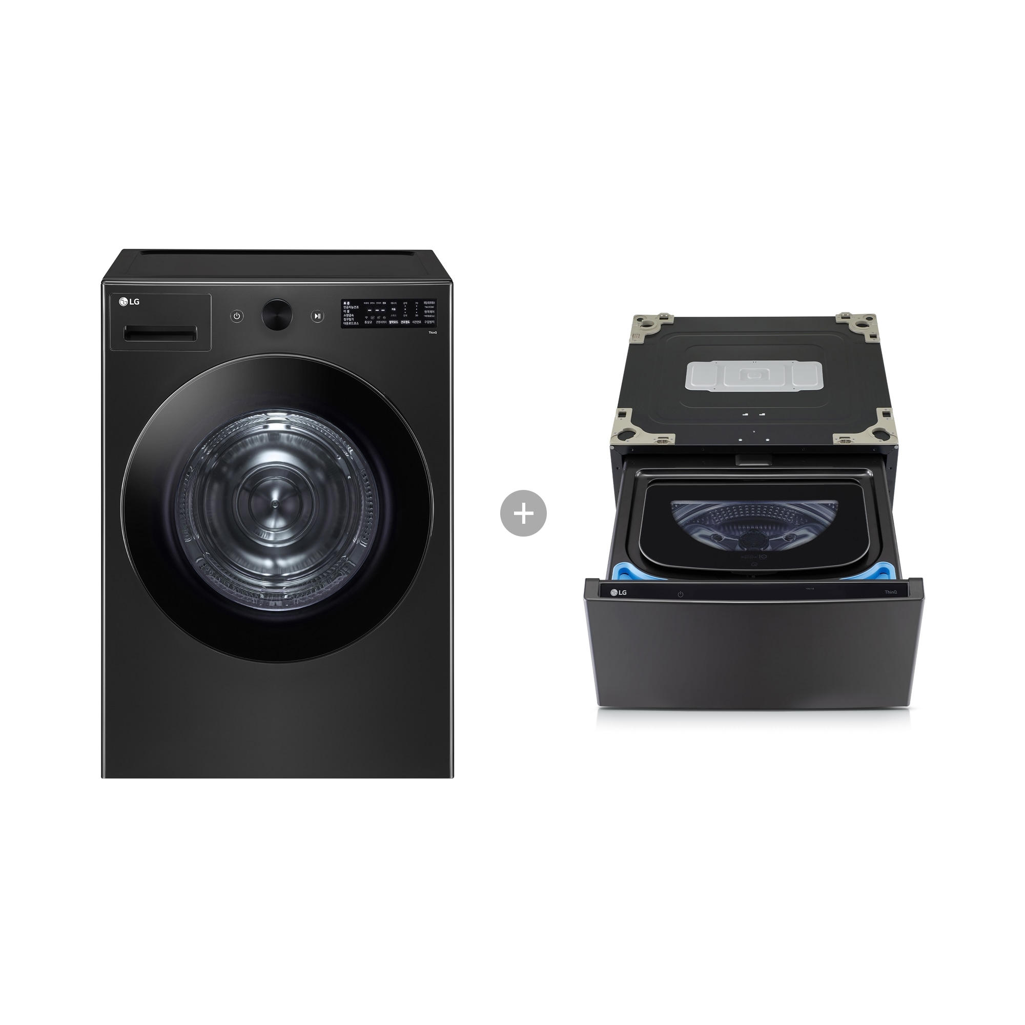 의류건조기 LG 트롬 오브제컬렉션 건조기 + 미니워시 (RG20KNX.AKOR) 줌이미지 1