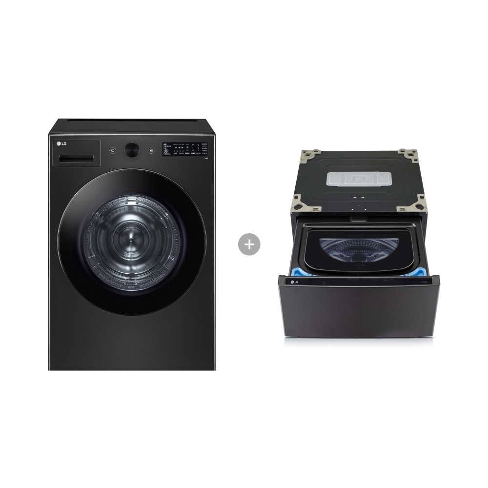 의류건조기 LG 트롬 오브제컬렉션 건조기 + 미니워시 (RG20KNX.AKOR) 메인이미지 0