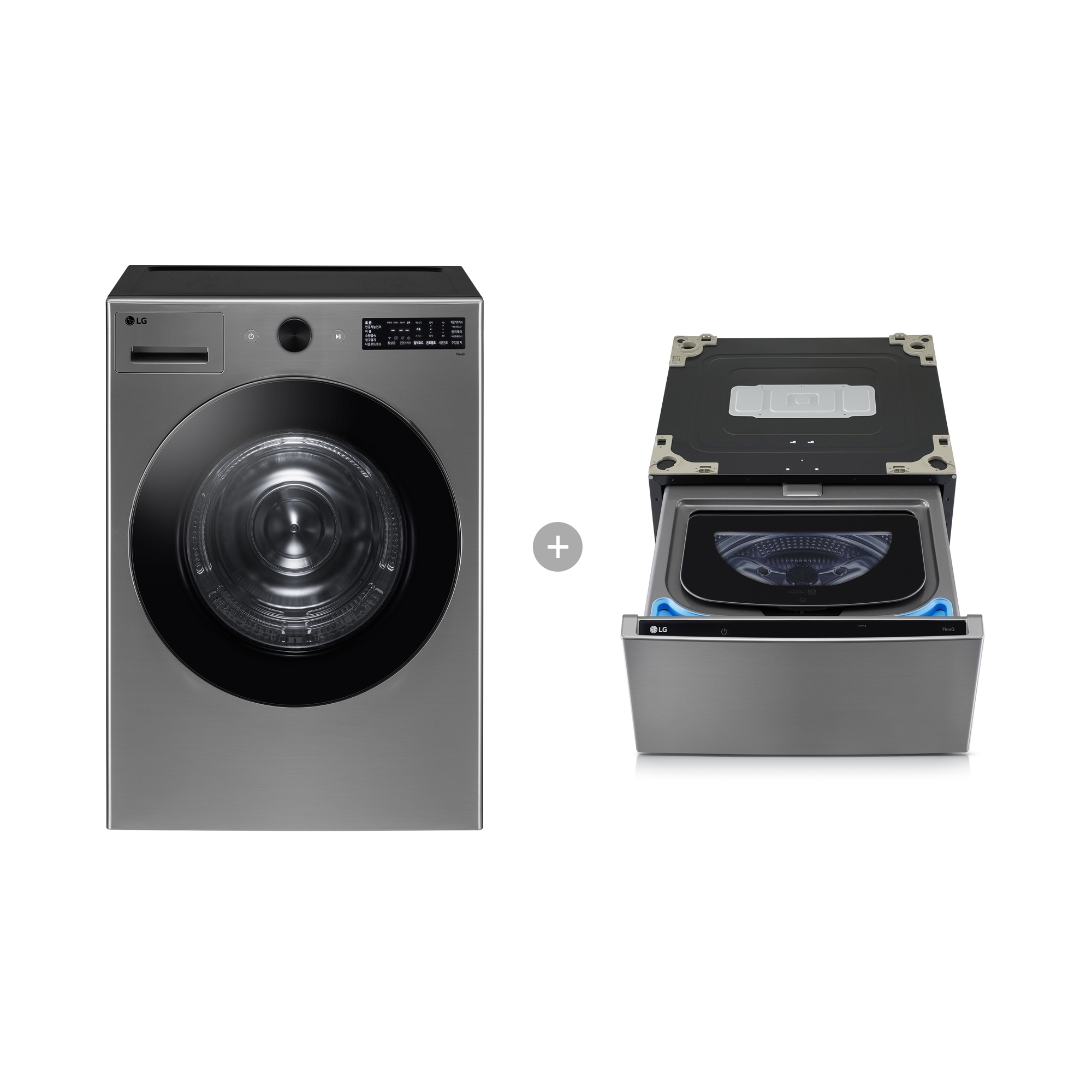의류건조기 LG 트롬 오브제컬렉션 건조기 + 미니워시 (RG20VNX.AKOR) 줌이미지 1