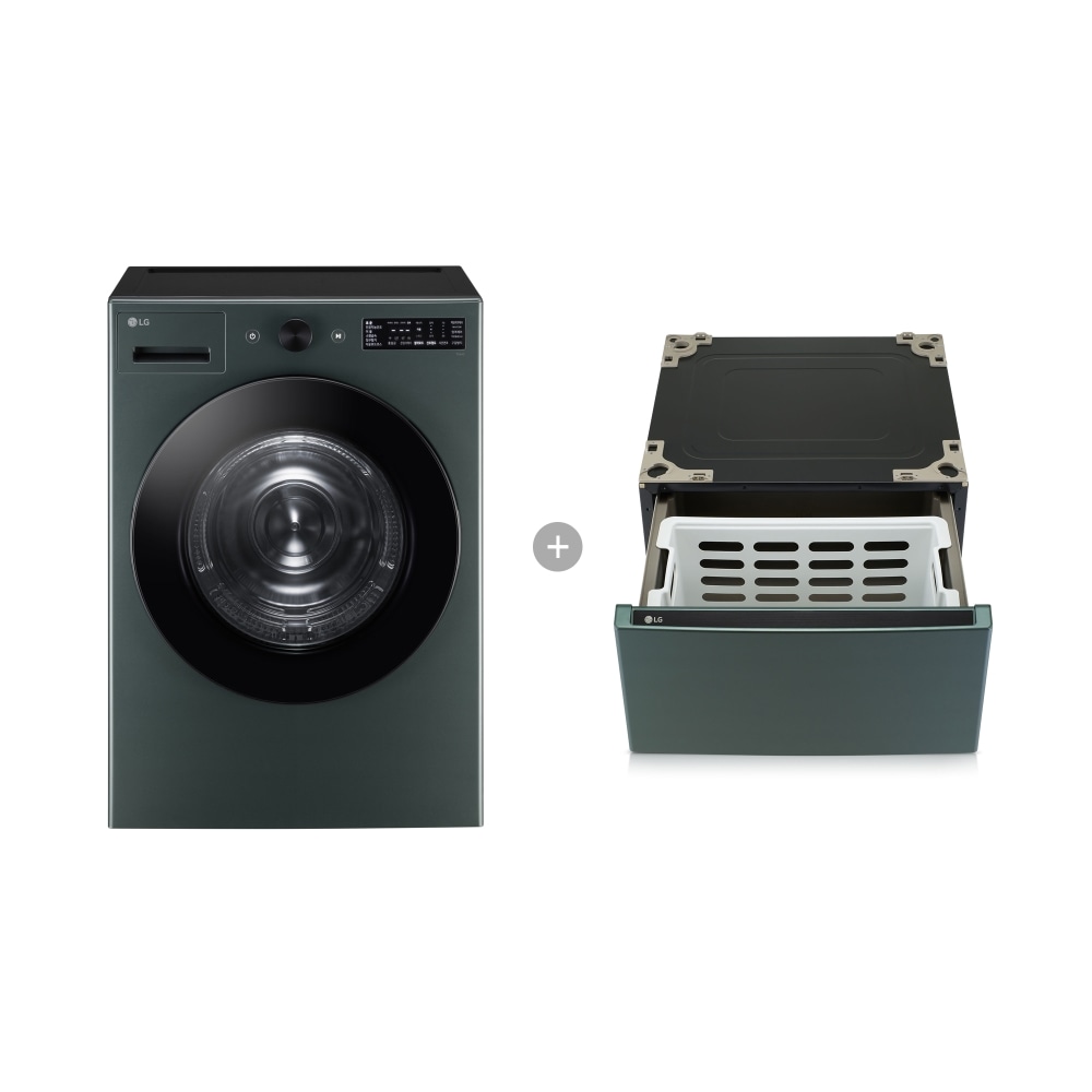 의류건조기 LG 트롬 오브제컬렉션 건조기 + 키높이 수납함 (RG20GNF.AKOR) 메인이미지 0