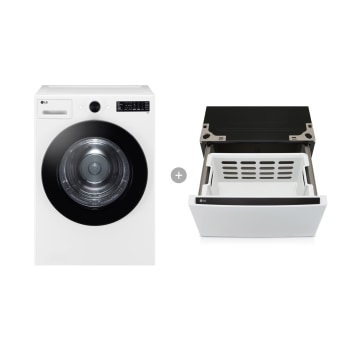 LG 트롬 오브제컬렉션 건조기 + 키높이 수납함 18kg 